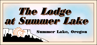 The Lodge at Summer Lake, Summer Lake, Oregon, Restaurant Menu